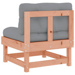 Middle Sofa with Cushions Solid Wood Douglas