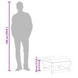 Garden Footstool with Cushion Solid Wood Pine - Extra Image