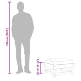 Garden Footstools with Cushions 2pcs Black Solid Wood Pine - Extra Image