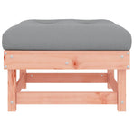 Garden Footstools with Cushions 2pcs Solid Wood Douglas