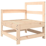 Garden Chair with Cushions Solid Wood Pine - Top-Down View