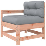 3 Piece Garden Lounge Set with Cushions Solid Wood Douglas - Top-Down View