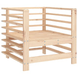 Garden Chairs with Cushions 2 pcs Solid Wood Pine - Close-Up Angle