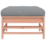 Garden Footstools with Cushions 2pcs Solid Wood Douglas