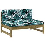 Middle Sofa 120x80 cm Impregnated Wood Pine - Front View