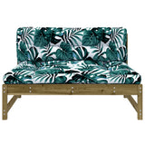 Middle Sofa 120x80 cm Impregnated Wood Pine - Top-Down View