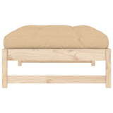 Garden Footstool 120x80 cm Solid Wood Pine