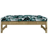 Garden Footstool 120x80 cm Impregnated Wood Pine - Top-Down View