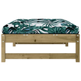Garden Footstool 120x80 cm Impregnated Wood Pine - 45-Degree Angle
