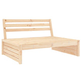 Middle Sofa 120x80 cm Solid Wood Pine - Top-Down View