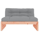 Middle Sofa 120x80 cm Solid Wood Douglas - Side View