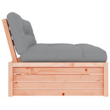 Middle Sofa 120x80 cm Solid Wood Douglas - 45-Degree Angle