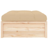 Garden Footstool 120x80 cm Solid Wood Pine - 45-Degree Angle