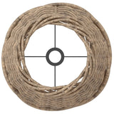 Lamp Shade Brown ?5x12 cm Wicker - 45-Degree Angle