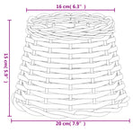 Lamp Shade Brown ?0x15 cm Wicker