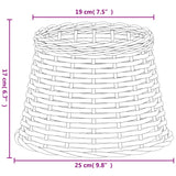 Lamp Shade Brown ?5x17 cm Wicker - Rear View