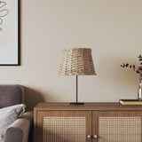 Lamp Shade Brown ?5x17 cm Wicker