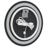 LED Bathroom Mirror 40 cm Round - Close-Up Angle