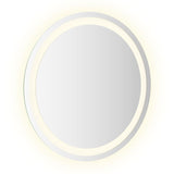 LED Bathroom Mirror 50 cm Round - 45-Degree Angle