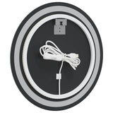LED Bathroom Mirror 50 cm Round - Close-Up Angle