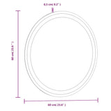 LED Bathroom Mirror 60 cm Round - Extra Image