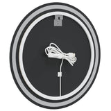 LED Bathroom Mirror 70 cm Round - Close-Up Angle