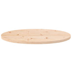 Table Top 70x35x2.5 cm Solid Wood Pine Oval