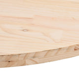 Table Top 90x45x2.5 cm Solid Wood Pine Oval - 45-Degree Angle