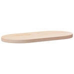 Table Top 60x30x2.5 cm Solid Wood Pine Oval