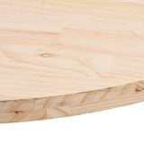 Table Top 90x45x2.5 cm Solid Wood Pine Oval