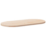 Table Top 100x50x2.5 cm Solid Wood Pine Oval
