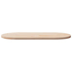 Table Top 110x55x2.5 cm Solid Wood Pine Oval