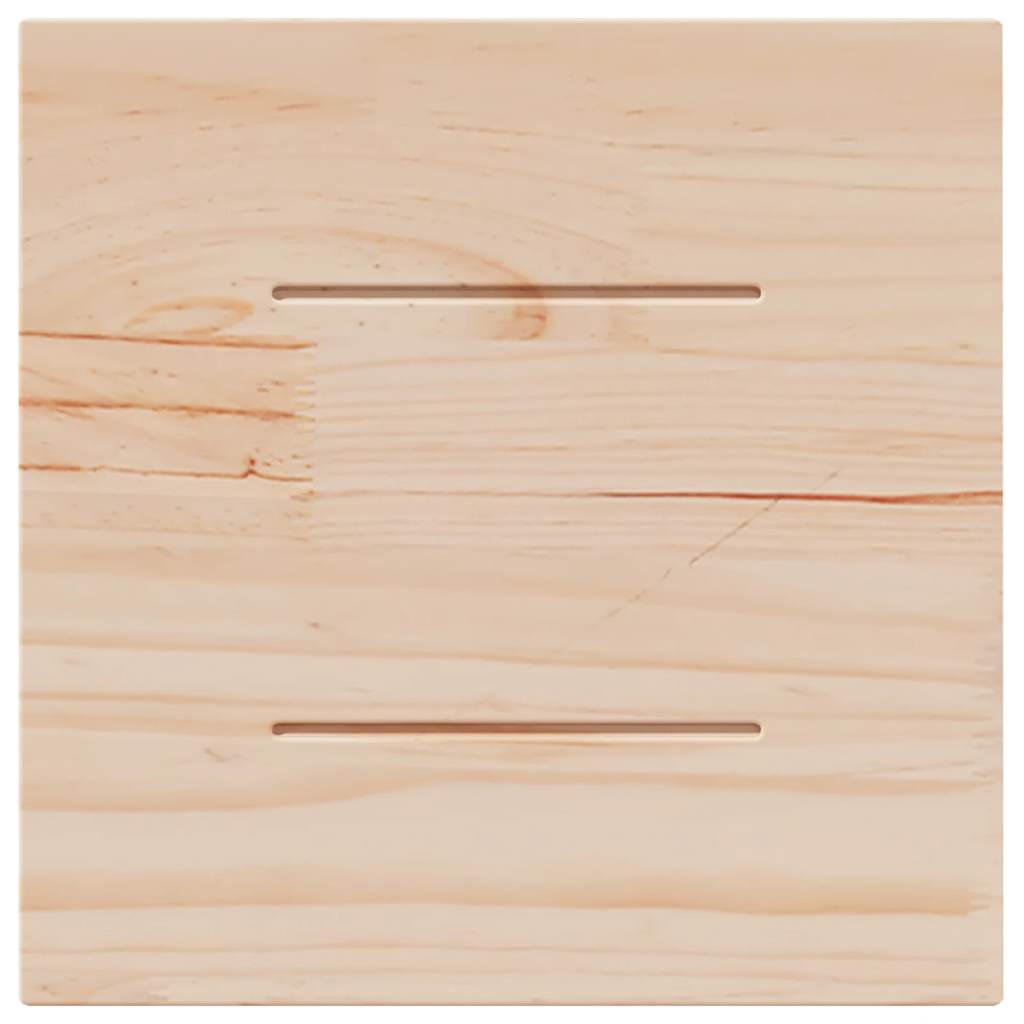 Table Top 40x40x2.5 cm Solid Wood Pine Square