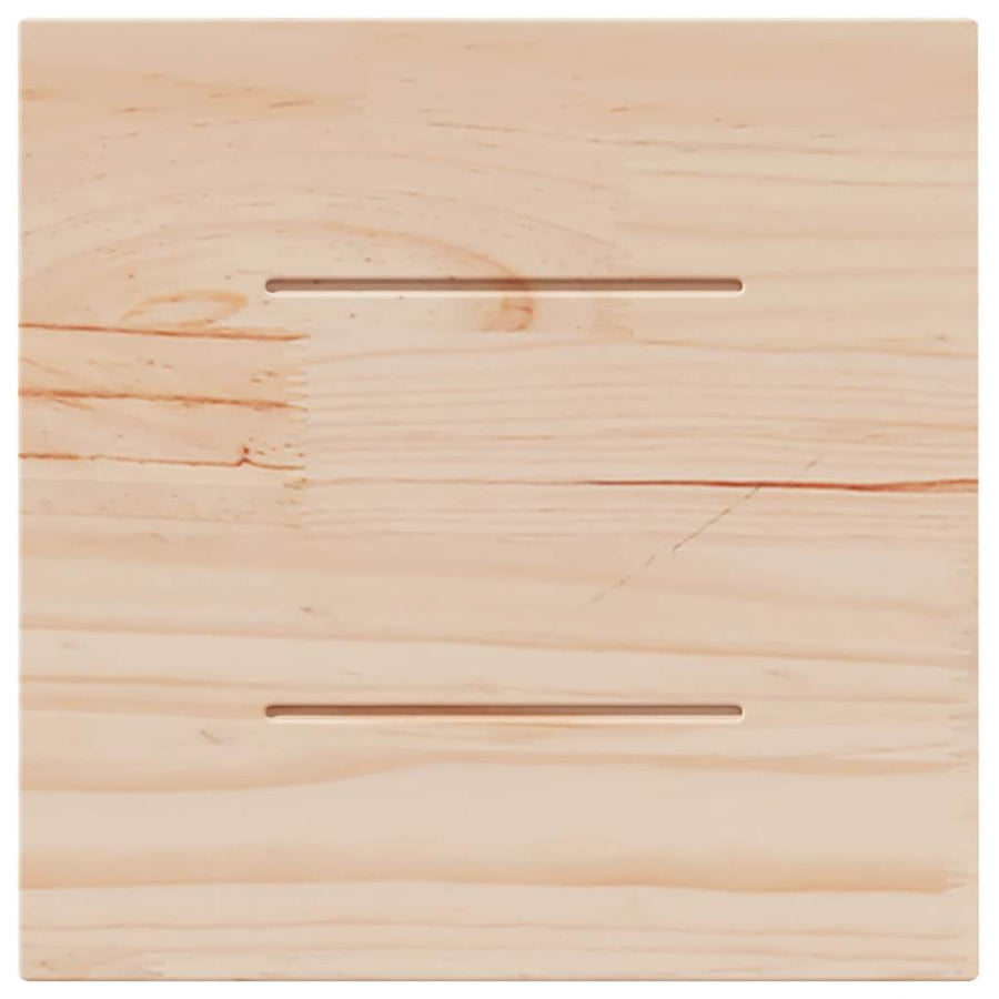 Table Top 40x40x2.5 cm Solid Wood Pine Square
