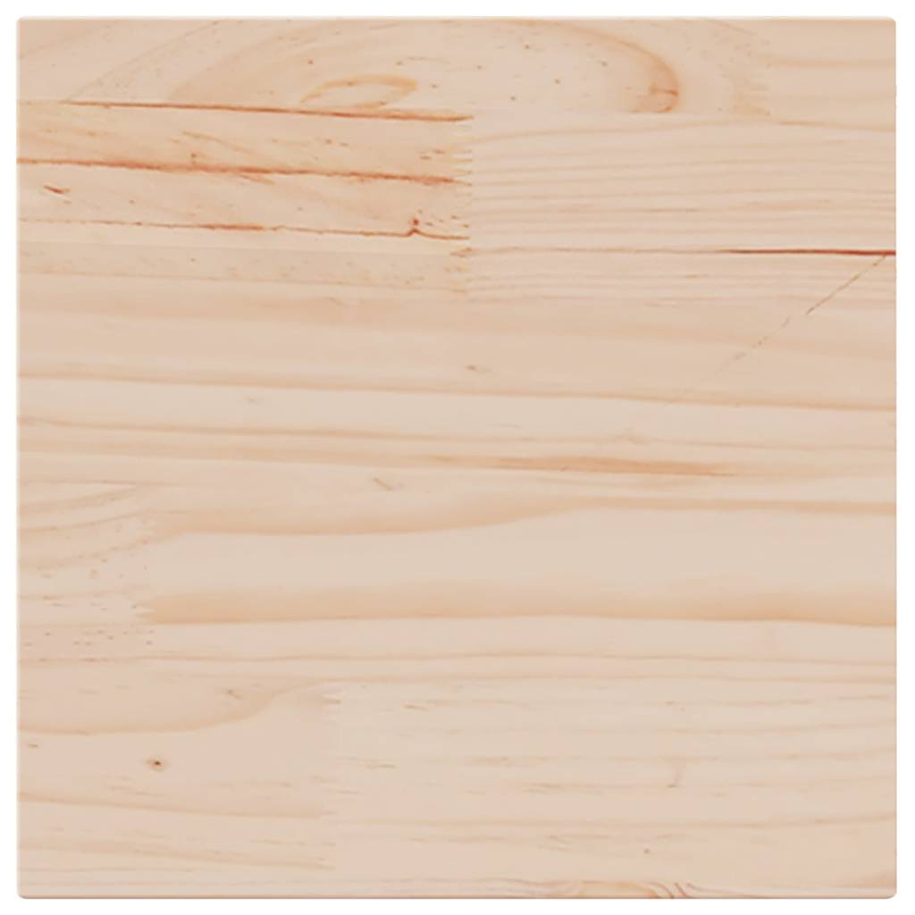 Table Top 40x40x2.5 cm Solid Wood Pine Square