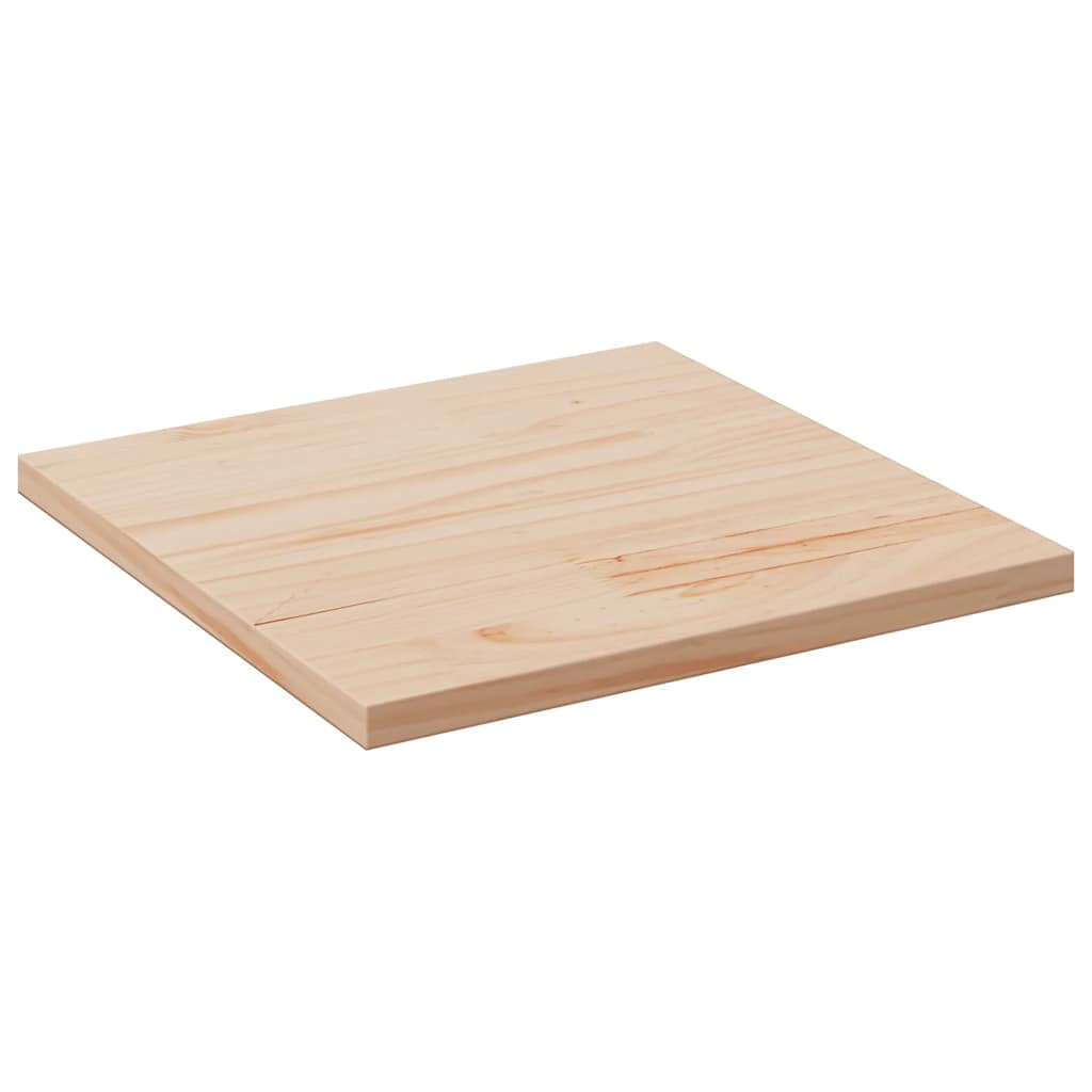 Table Top 50x50x2.5 cm Solid Wood Pine Square
