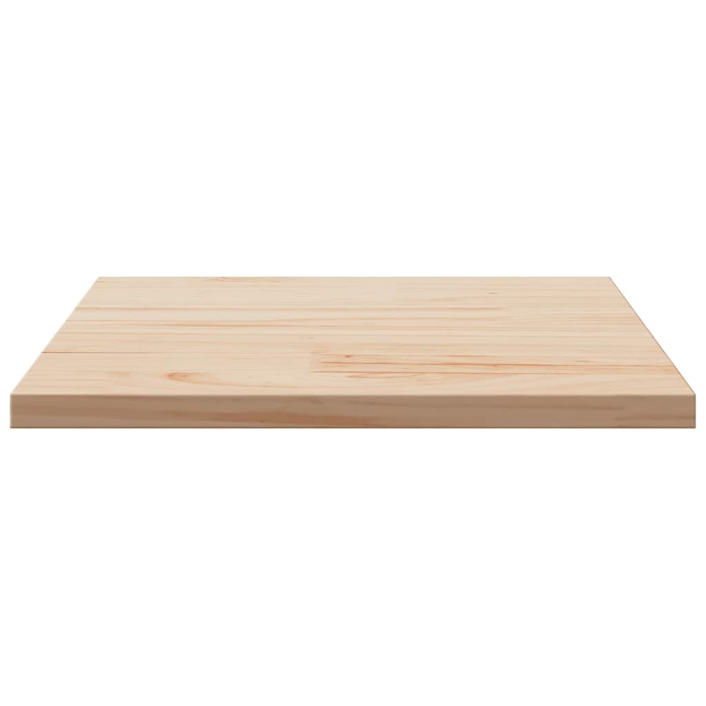 Table Top 50x50x2.5 cm Solid Wood Pine Square