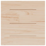 Table Top 50x50x2.5 cm Solid Wood Pine Square - Top-Down View