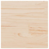 Table Top 50x50x2.5 cm Solid Wood Pine Square - 45-Degree Angle