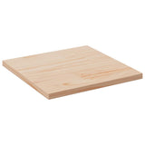 Table Top 60x60x2.5 cm Solid Wood Pine Square