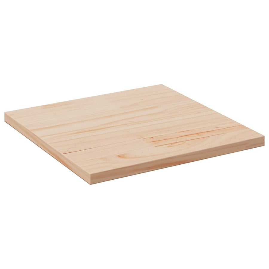 Table Top 60x60x2.5 cm Solid Wood Pine Square
