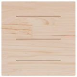 Table Top 60x60x2.5 cm Solid Wood Pine Square - Top-Down View
