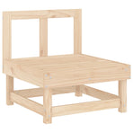 3 Piece Garden Lounge Set Solid Wood Pine