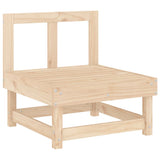 3 Piece Garden Lounge Set Solid Wood Pine - Top-Down View
