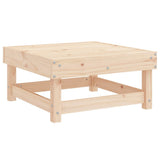 3 Piece Garden Lounge Set Solid Wood Pine - Rear View