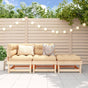 3 Piece Garden Lounge Set Solid Wood Pine