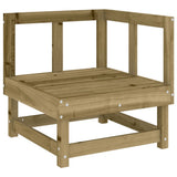 3 Piece Garden Lounge Set Impregnated Wood Pine - Top-Down View