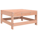 Garden Footstool Solid Wood Douglas - Top-Down View