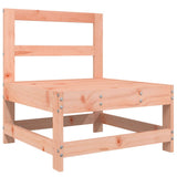 Garden Middle Sofas 2 pcs Solid Wood Douglas - Side View