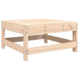 4 Piece Garden Lounge Set Solid Wood Pine - 45-Degree Angle